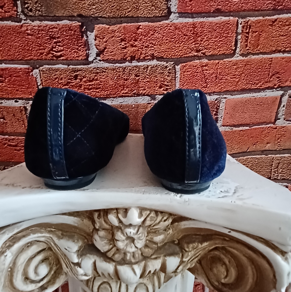 BLUE VELVET FLATS - Picture 4 of 8